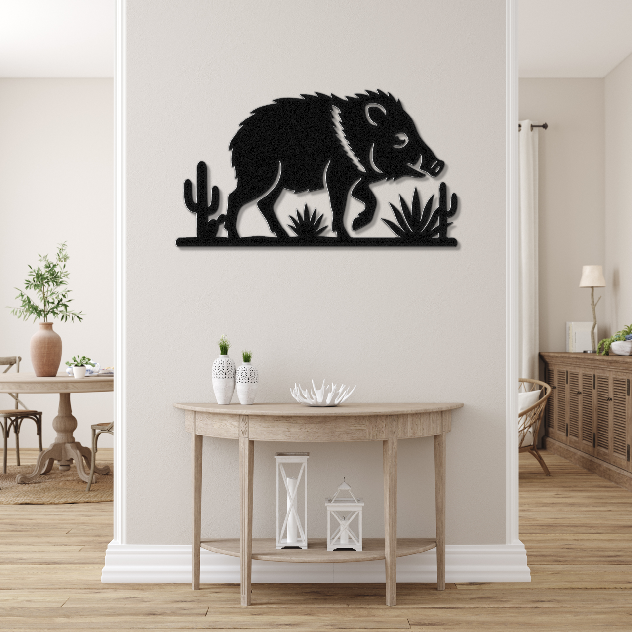 Javelina Metal Wall Art