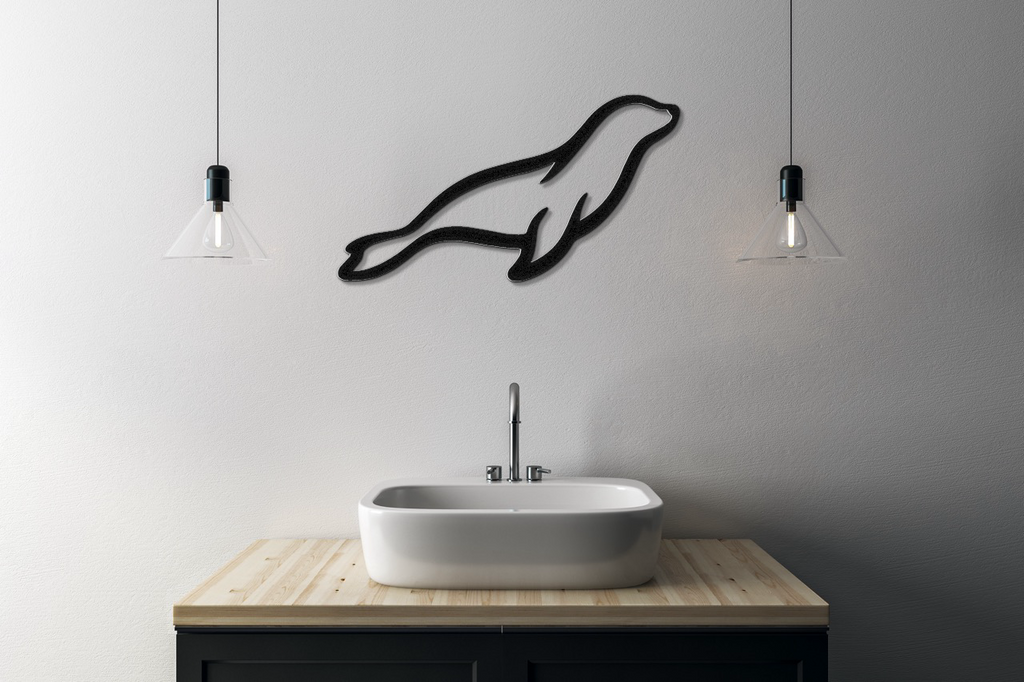 Sea Lion Metal Wall Art