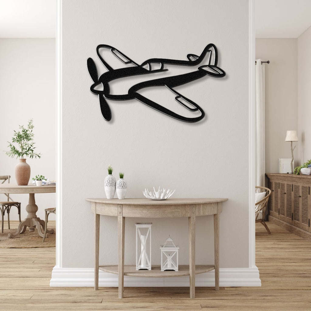 Airplane Metal Wall Art