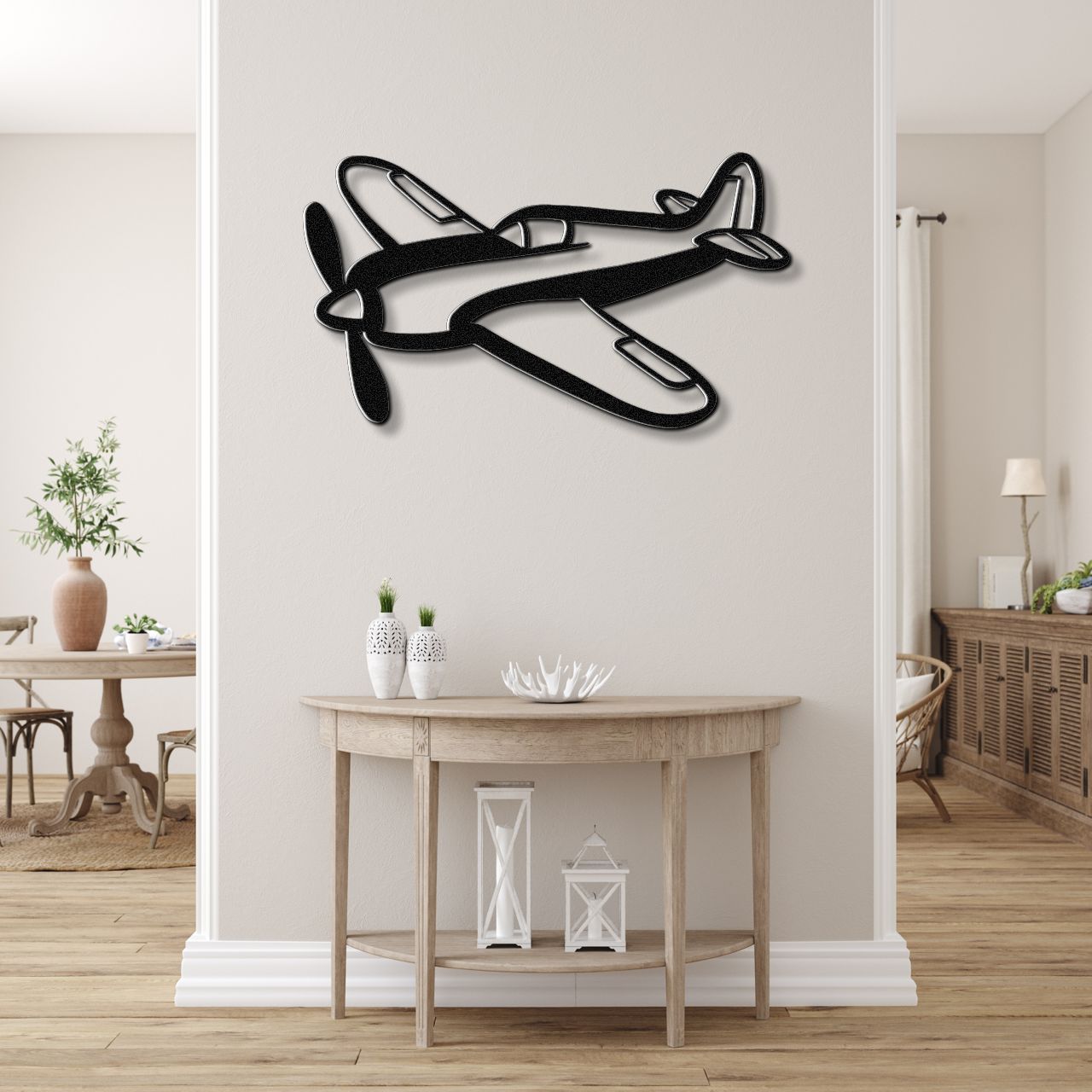Airplane Metal Wall Art
