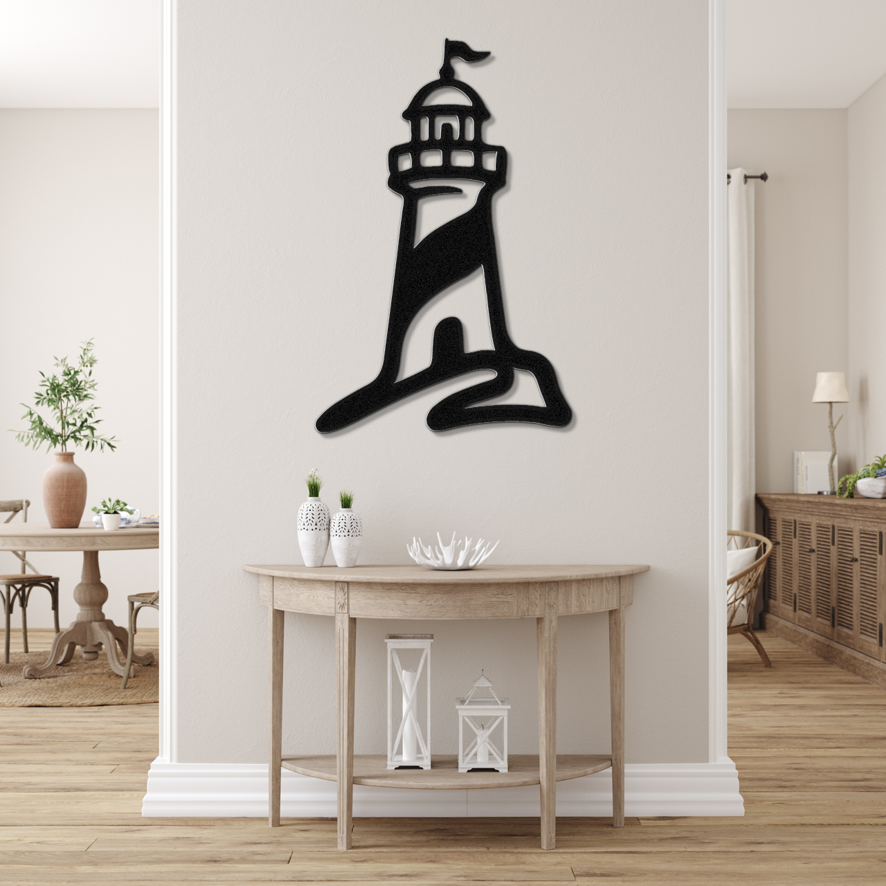 Lighthouse Metal Wall Art