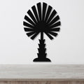 Fancy Fan Palm Tree Metal Wall Art