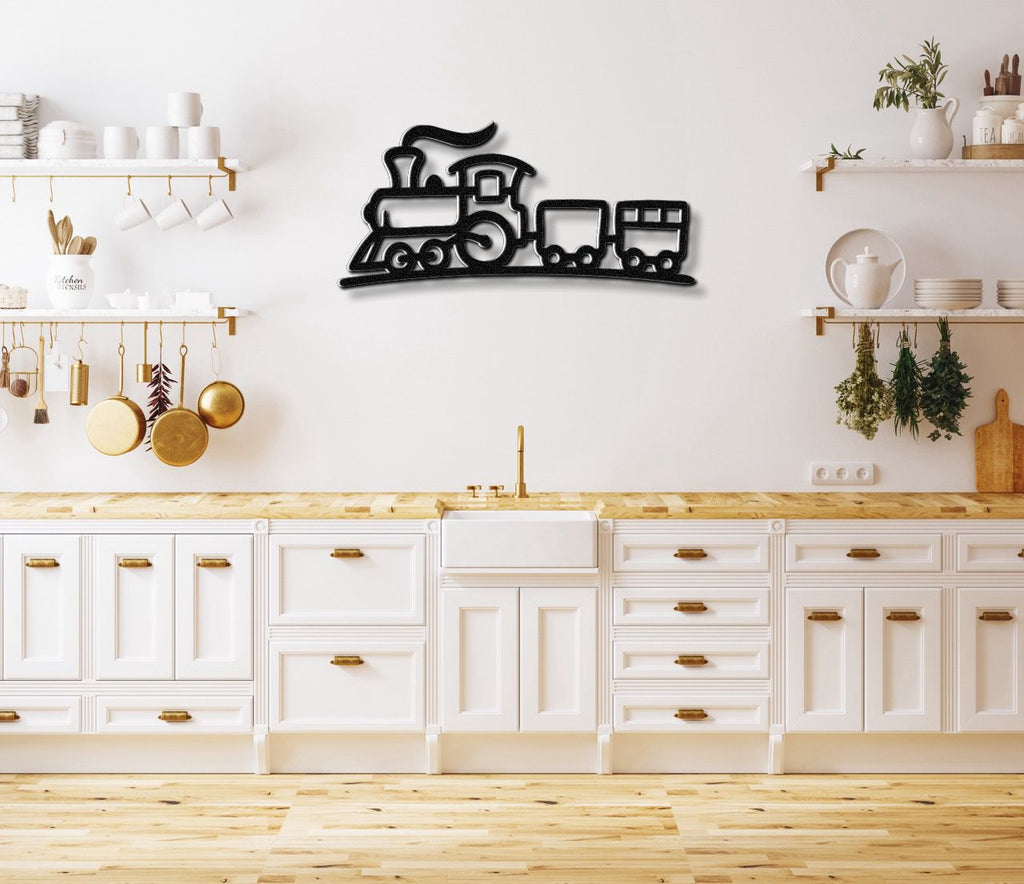 Train Metal Wall Art