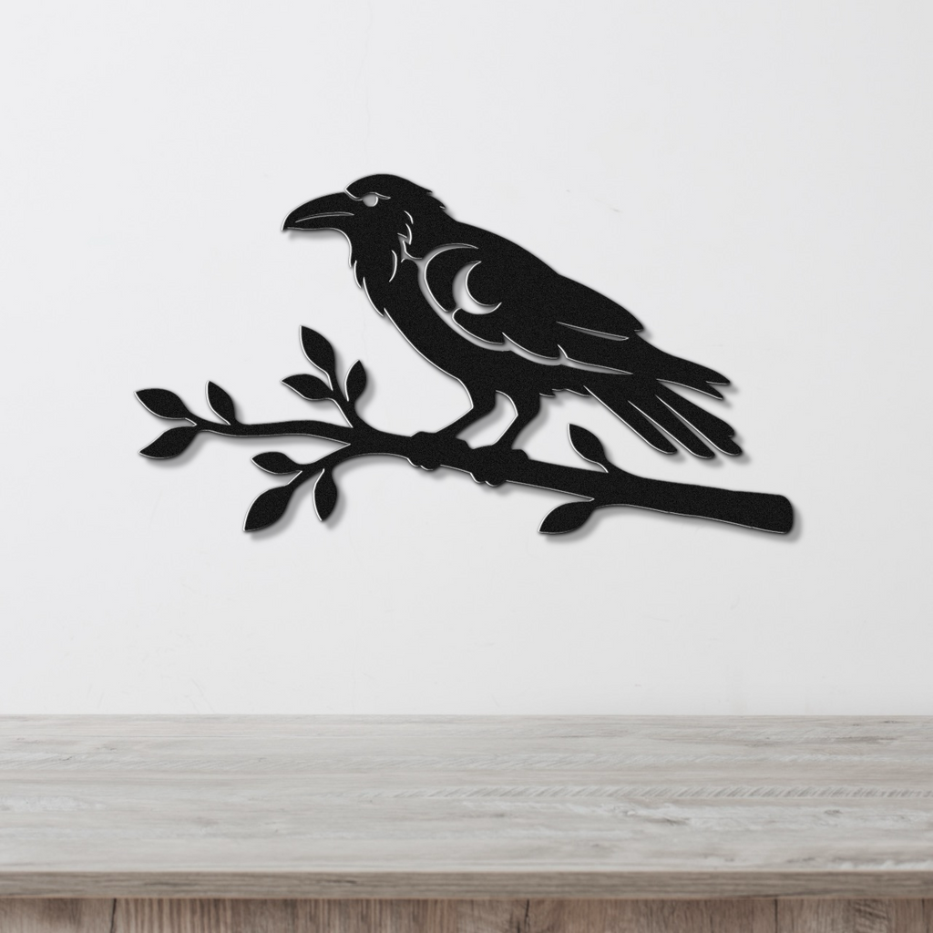 Raven Metal Wall Art