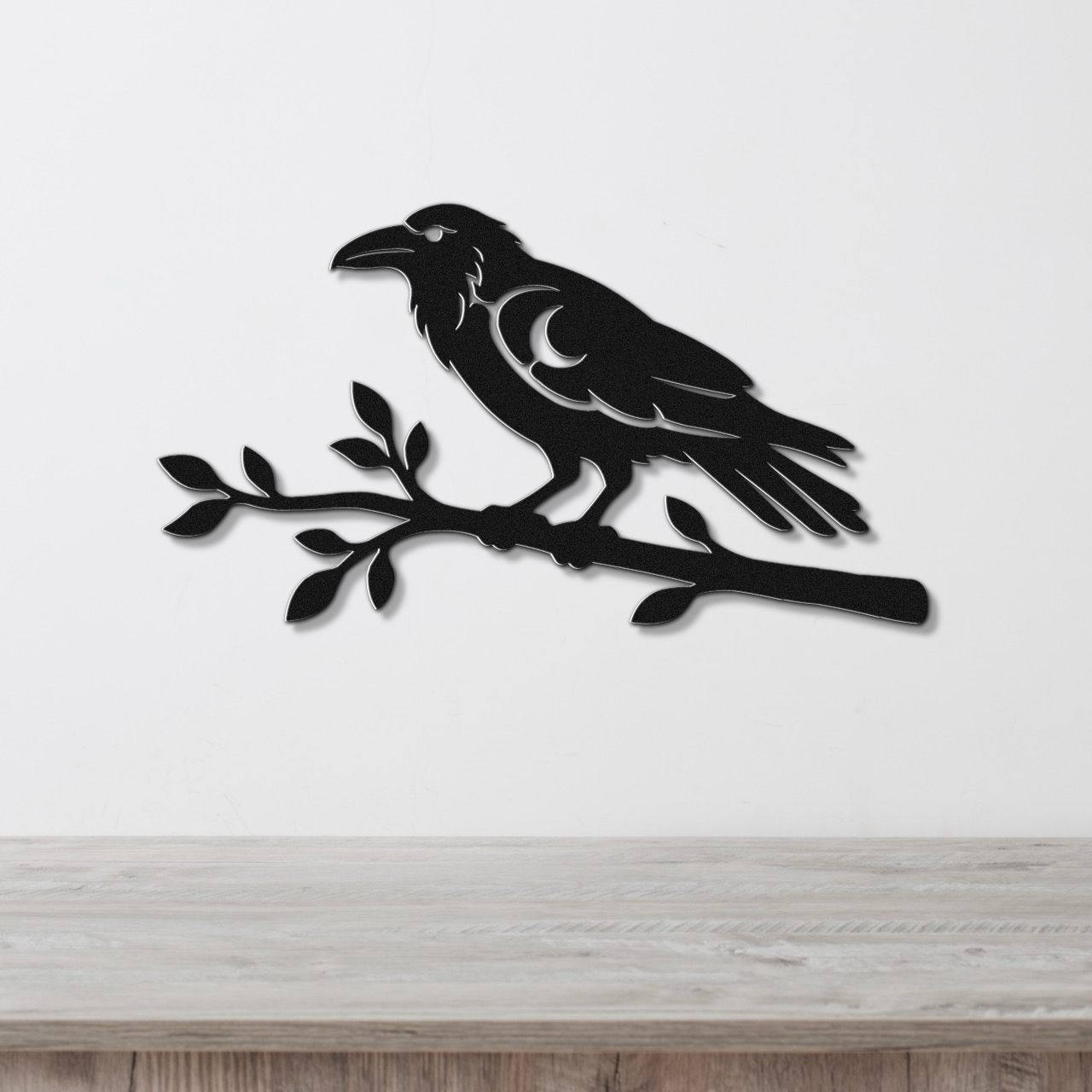 Raven Metal Wall Art