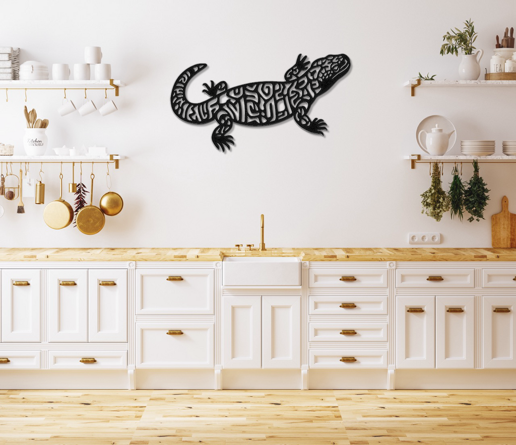 Gila Monster Metal Wall Art