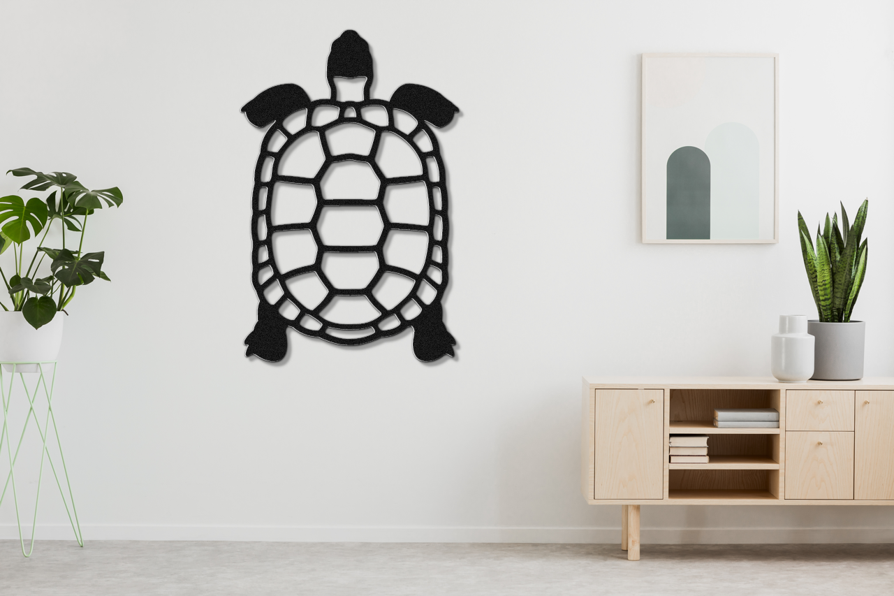 Tortoise Metal Wall Art