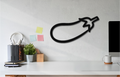 Eggplant Metal Wall Art