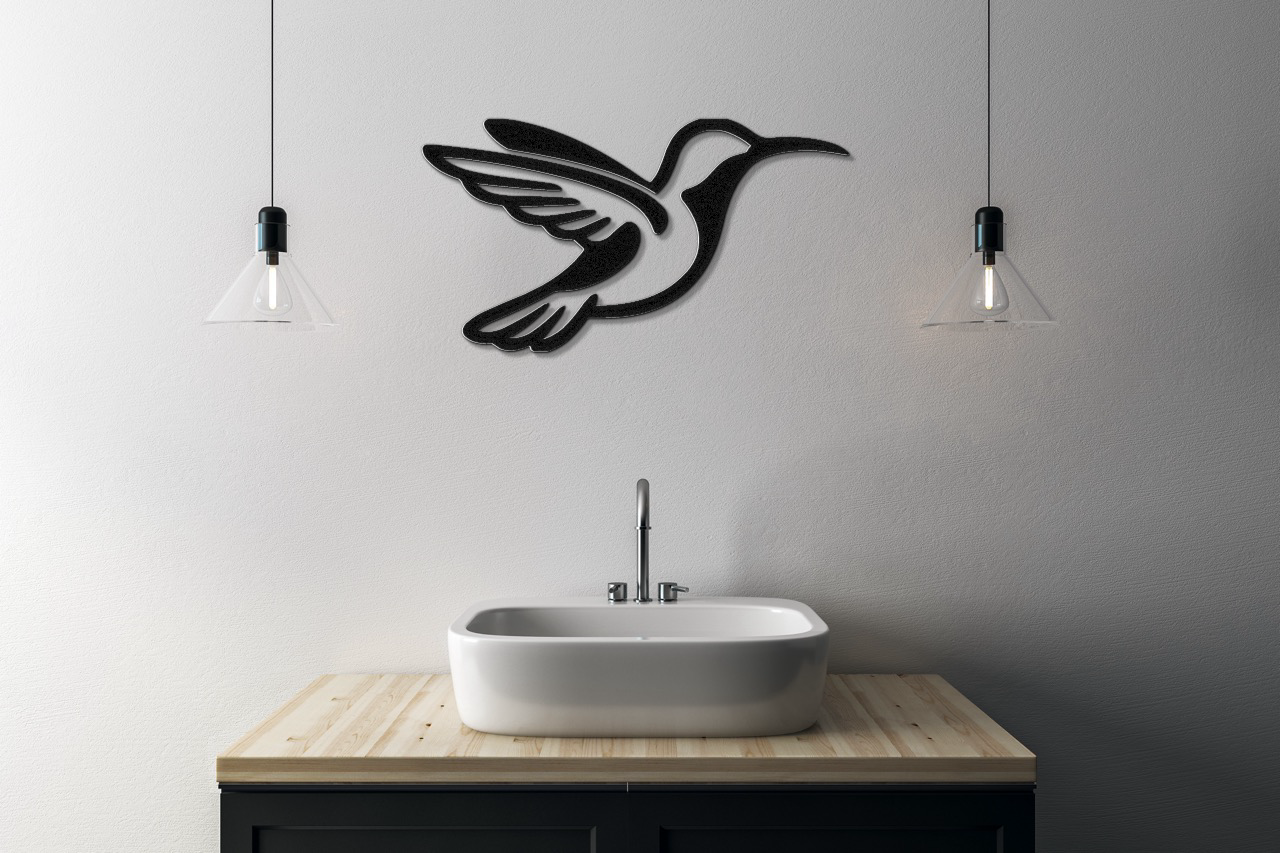 Hummingbird Metal Wall Art