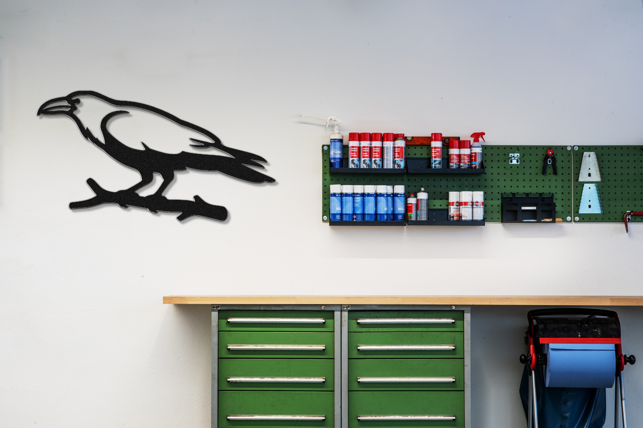 Raven Metal Wall Art