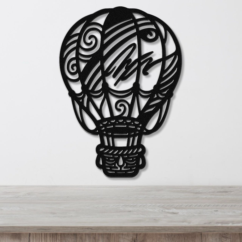 Hot Air Balloon Metal Wall Art