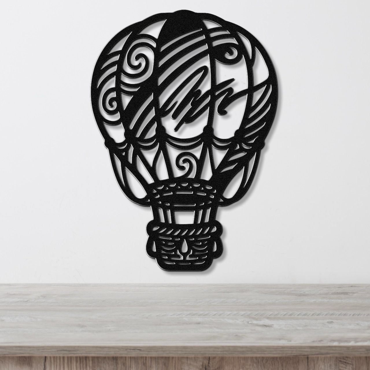 Hot Air Balloon Metal Wall Art