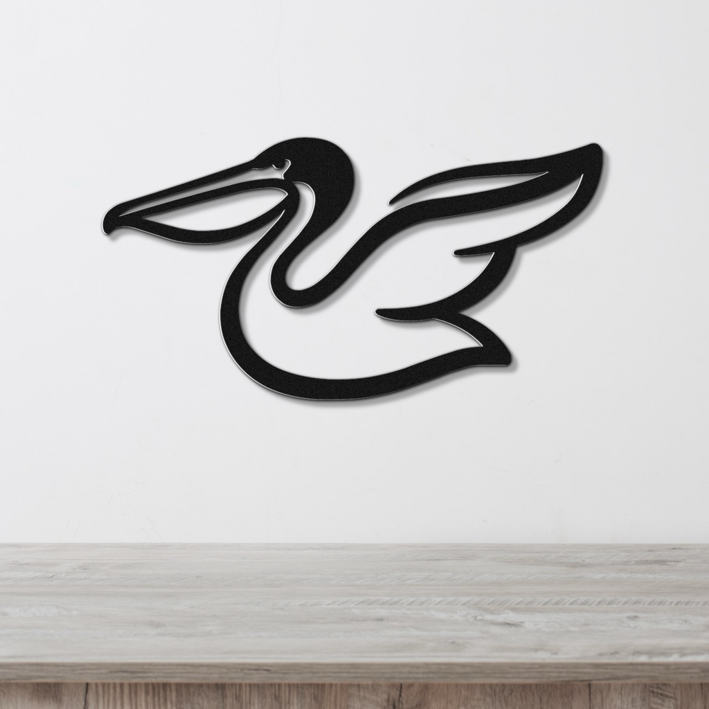 Pelican Metal Wall Art