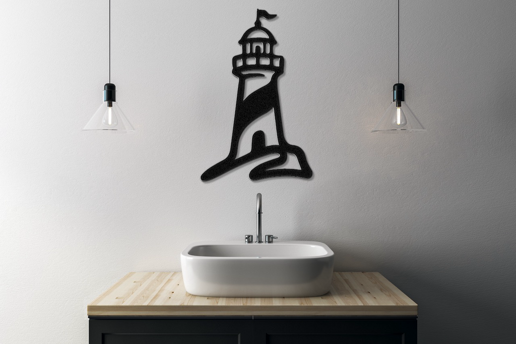 Lighthouse Metal Wall Art