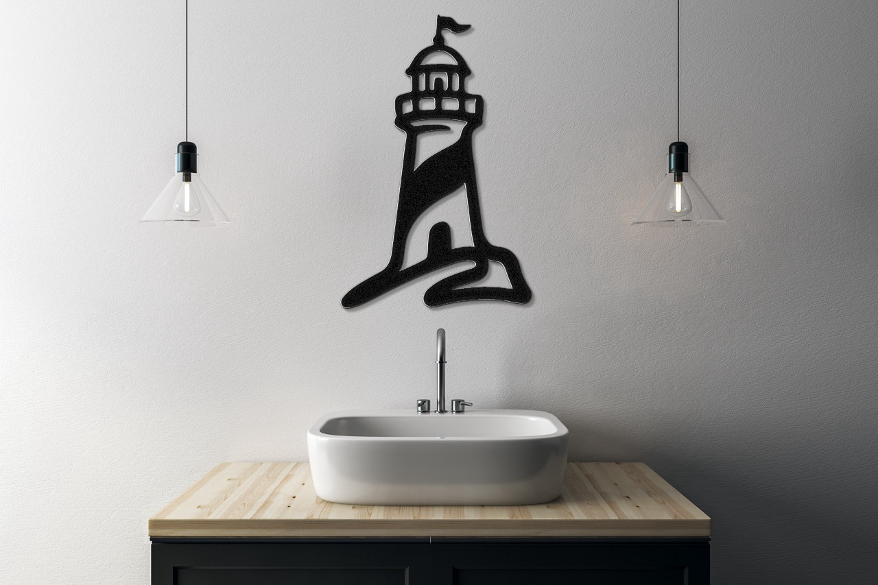 Lighthouse Metal Wall Art