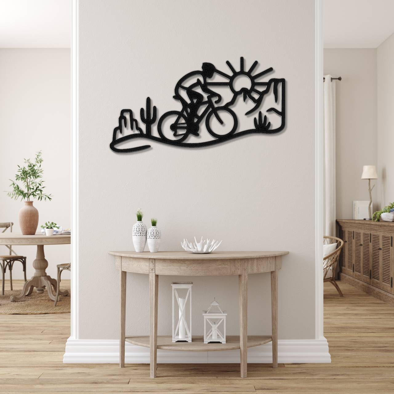 Arizona Cycling Metal Wall Art