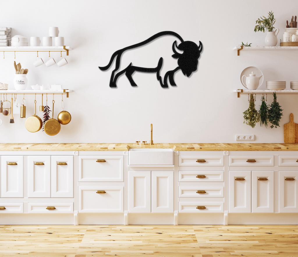 Buffalo Metal Wall Art