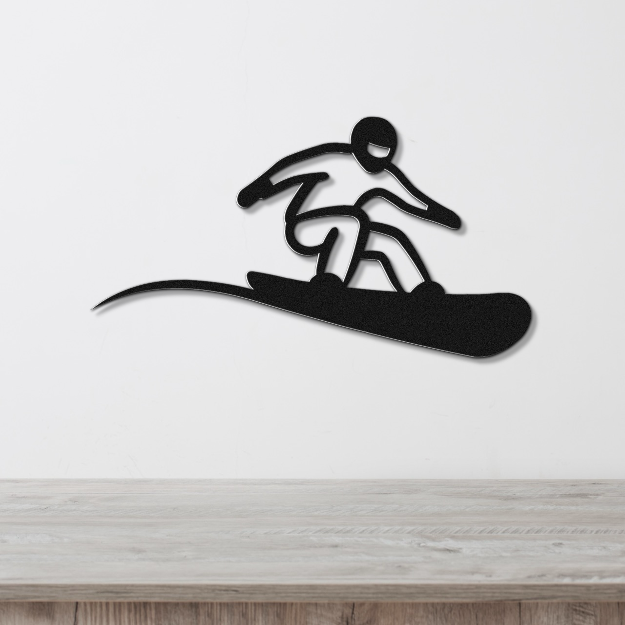 Snowboarding Metal Wall Art