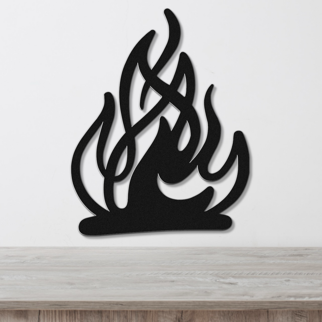 Campfire Metal Wall Art
