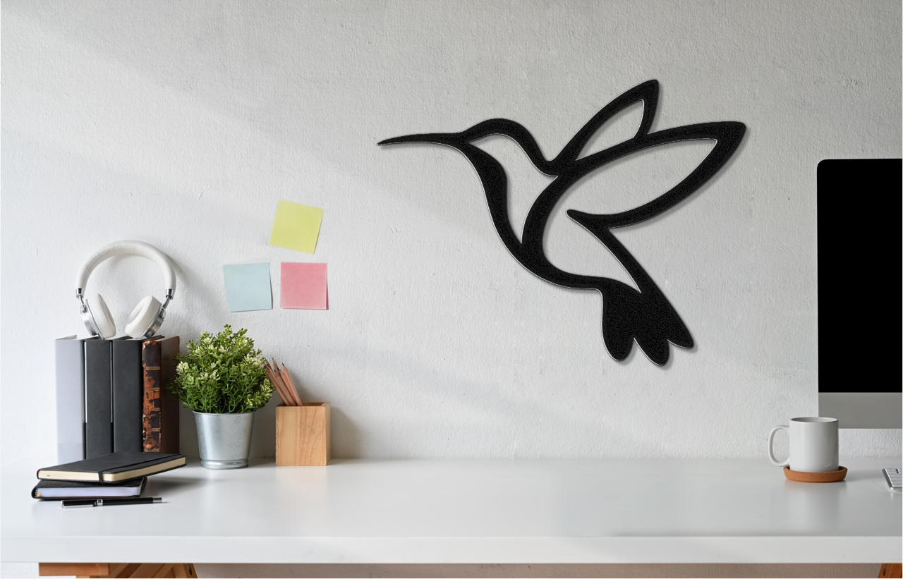 Hummingbird Metal Wall Art