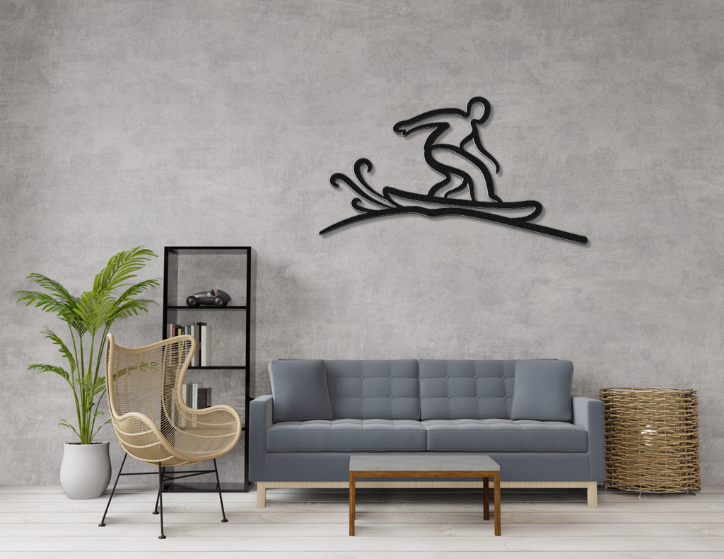 Snowboarding Metal Wall Art