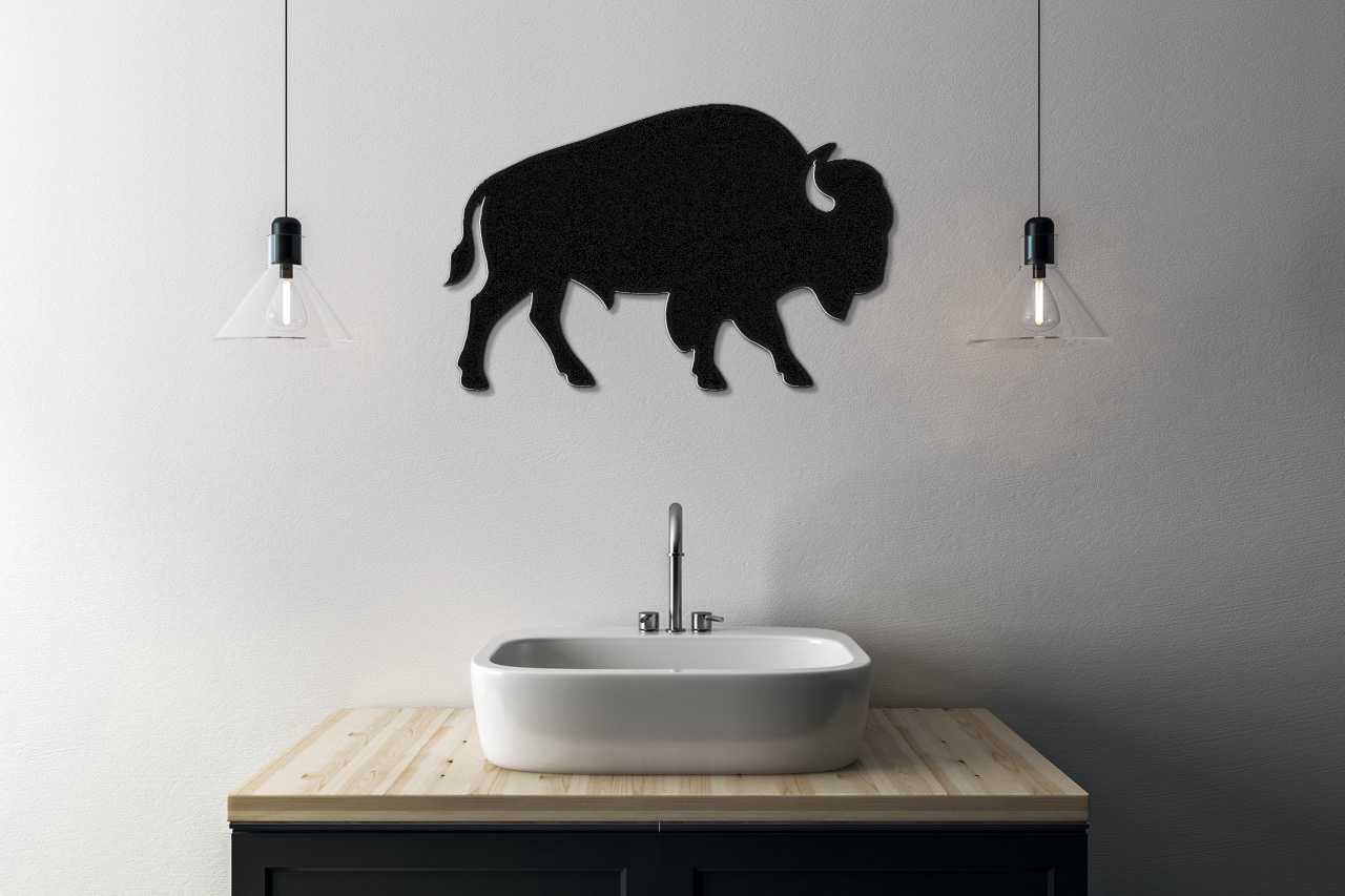 Buffalo Metal Wall Art