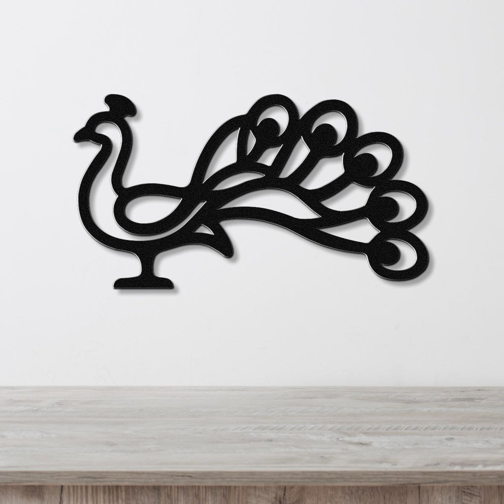 Peacock Metal Wall Art