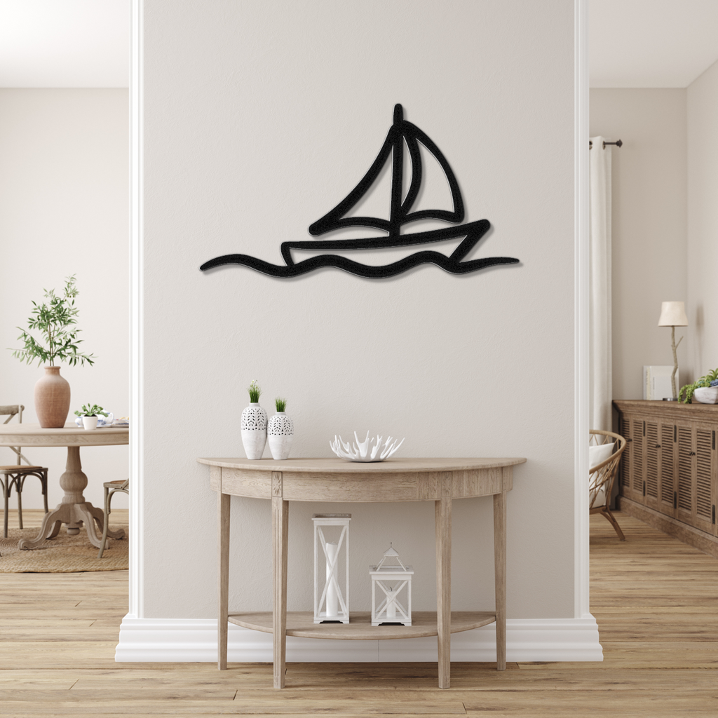 Sailboat Metal Wall Art