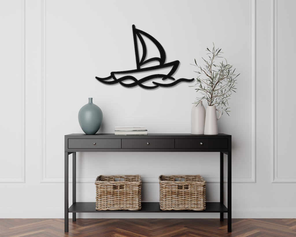 Sailboat Metal Wall Art