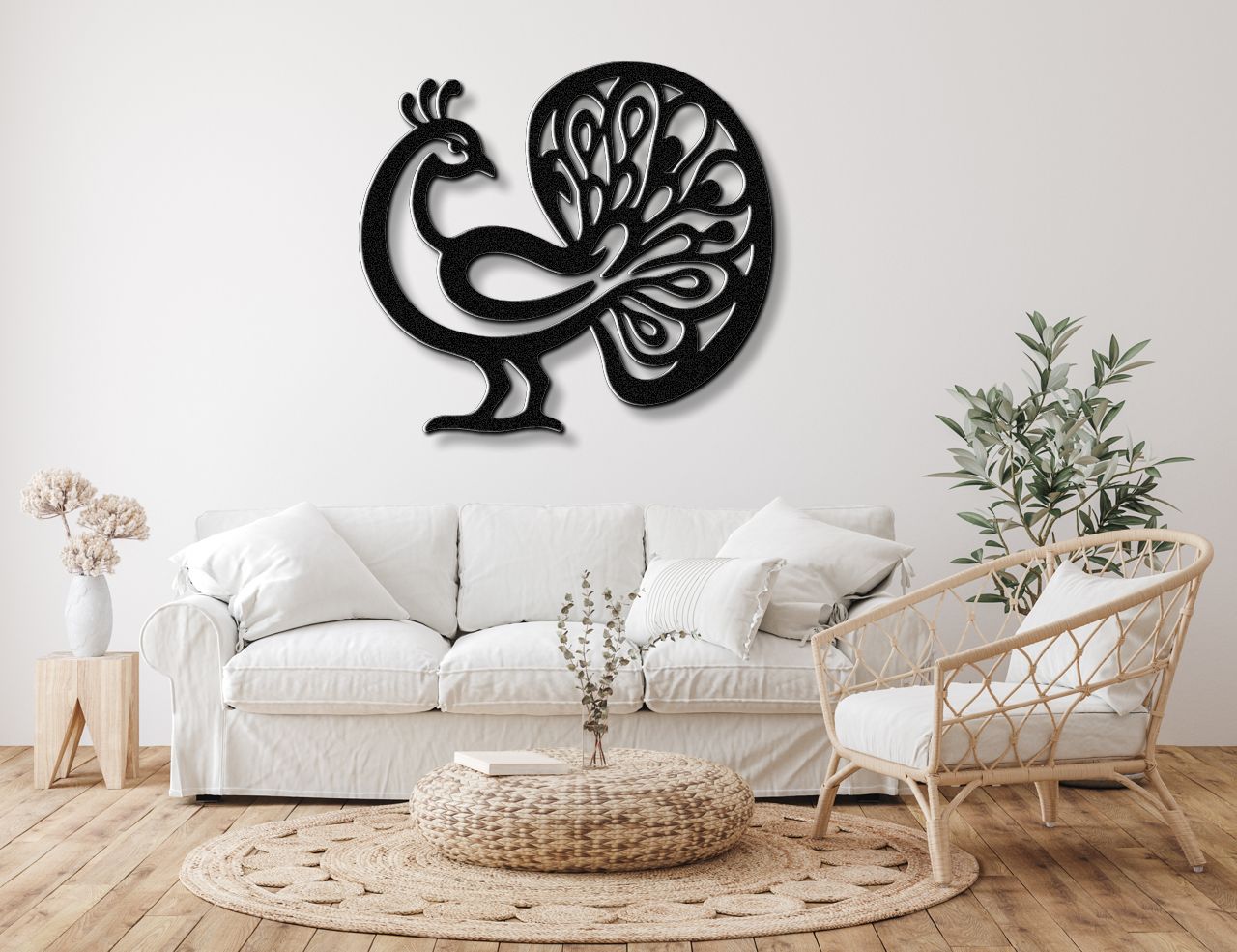 Peacock Metal Wall Art