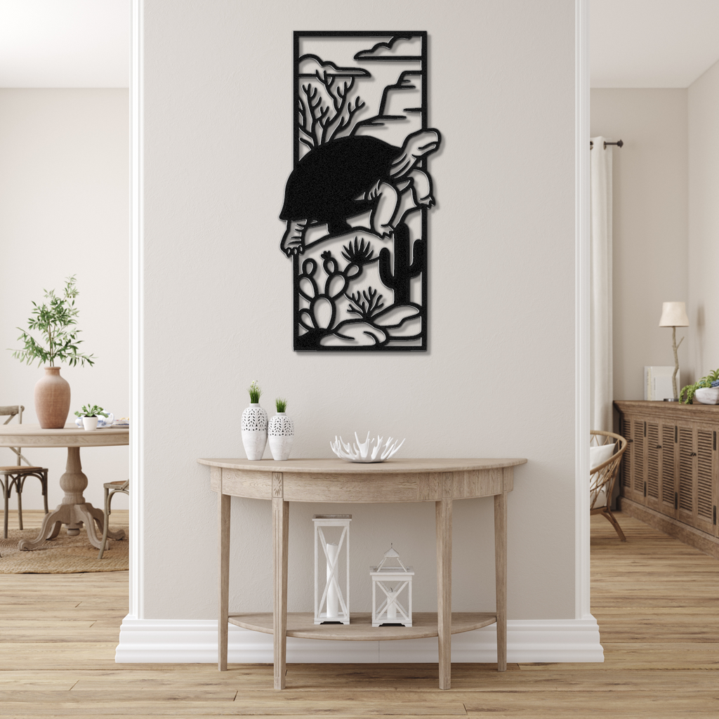 Desert Tortoise Metal Wall Art