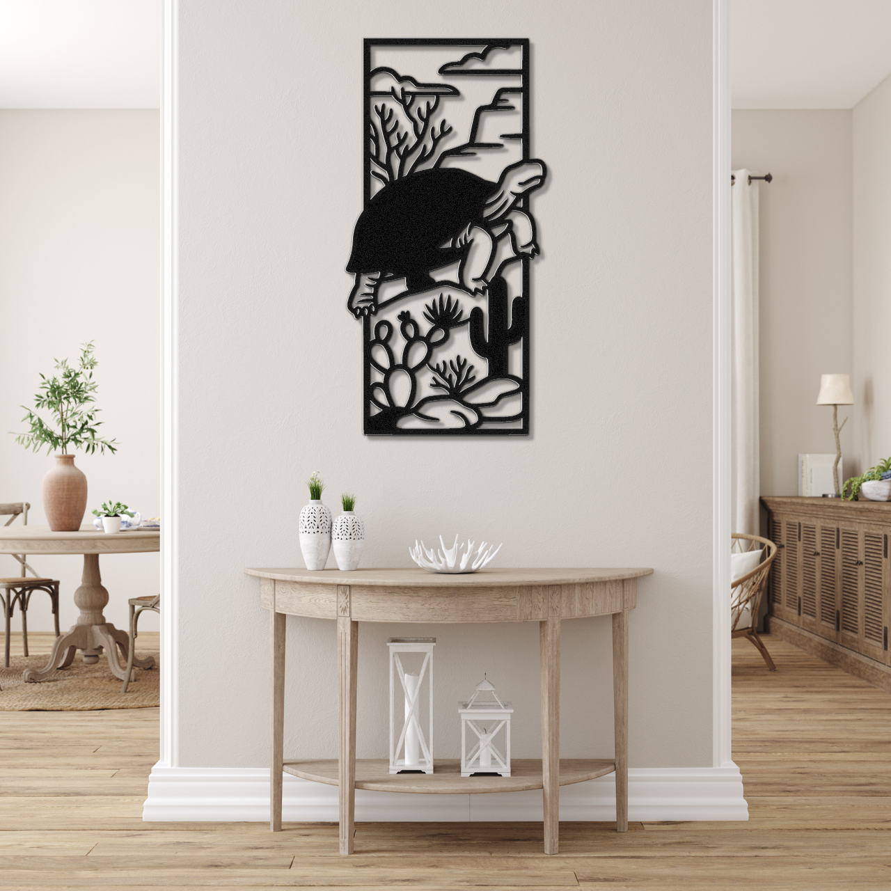 Desert Tortoise Metal Wall Art