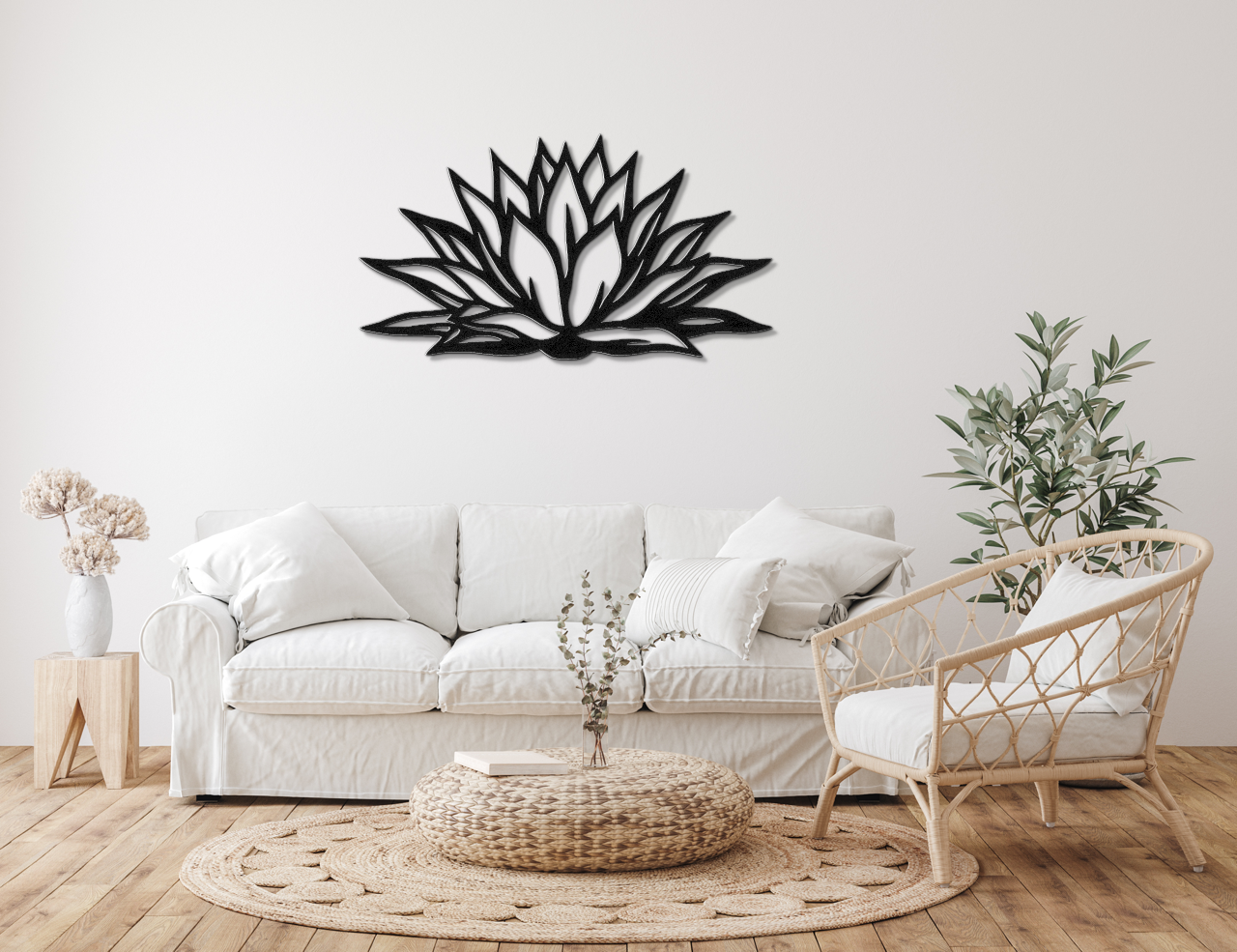 Agave Metal Wall Art