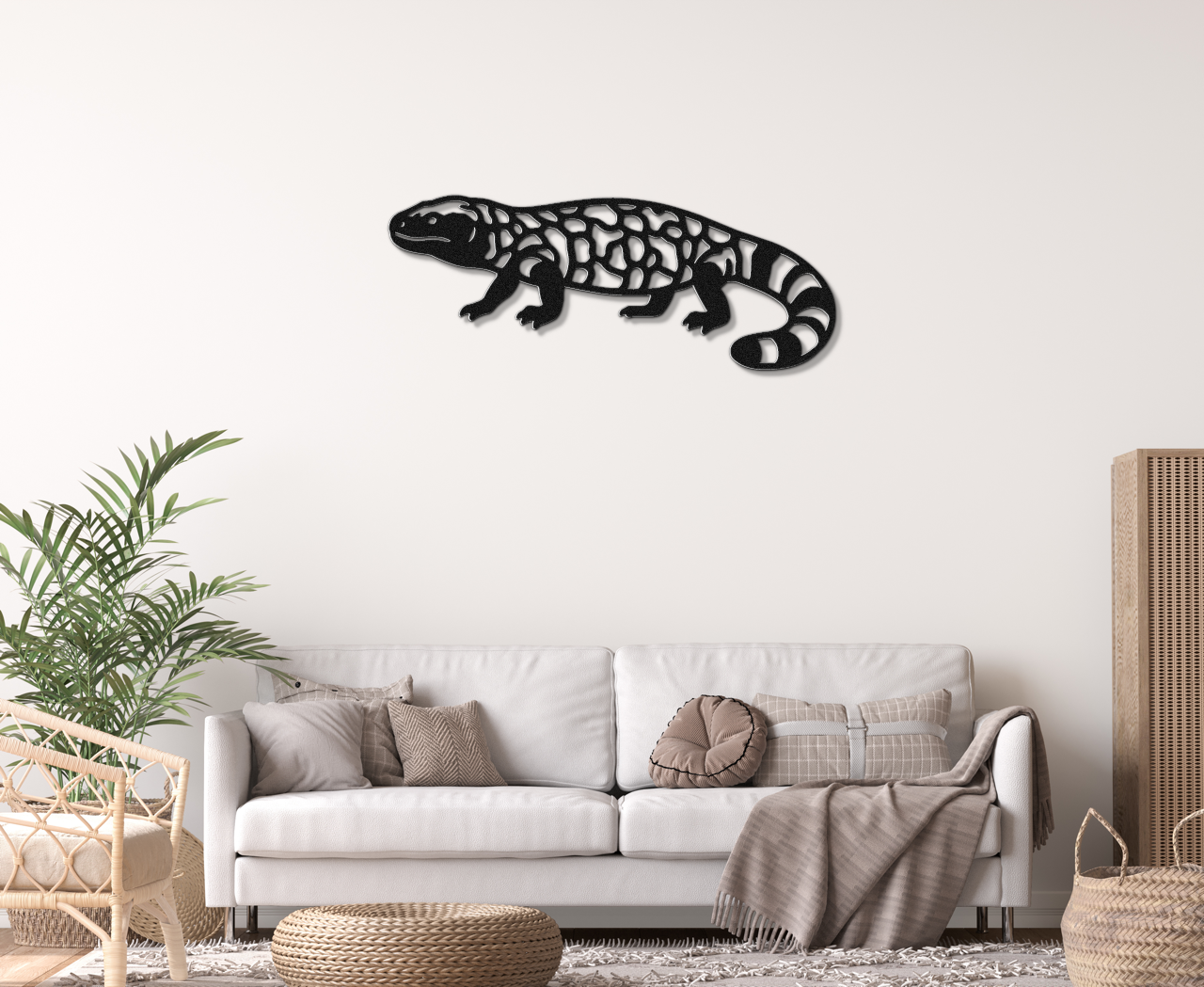 Gila Monster Metal Wall Art