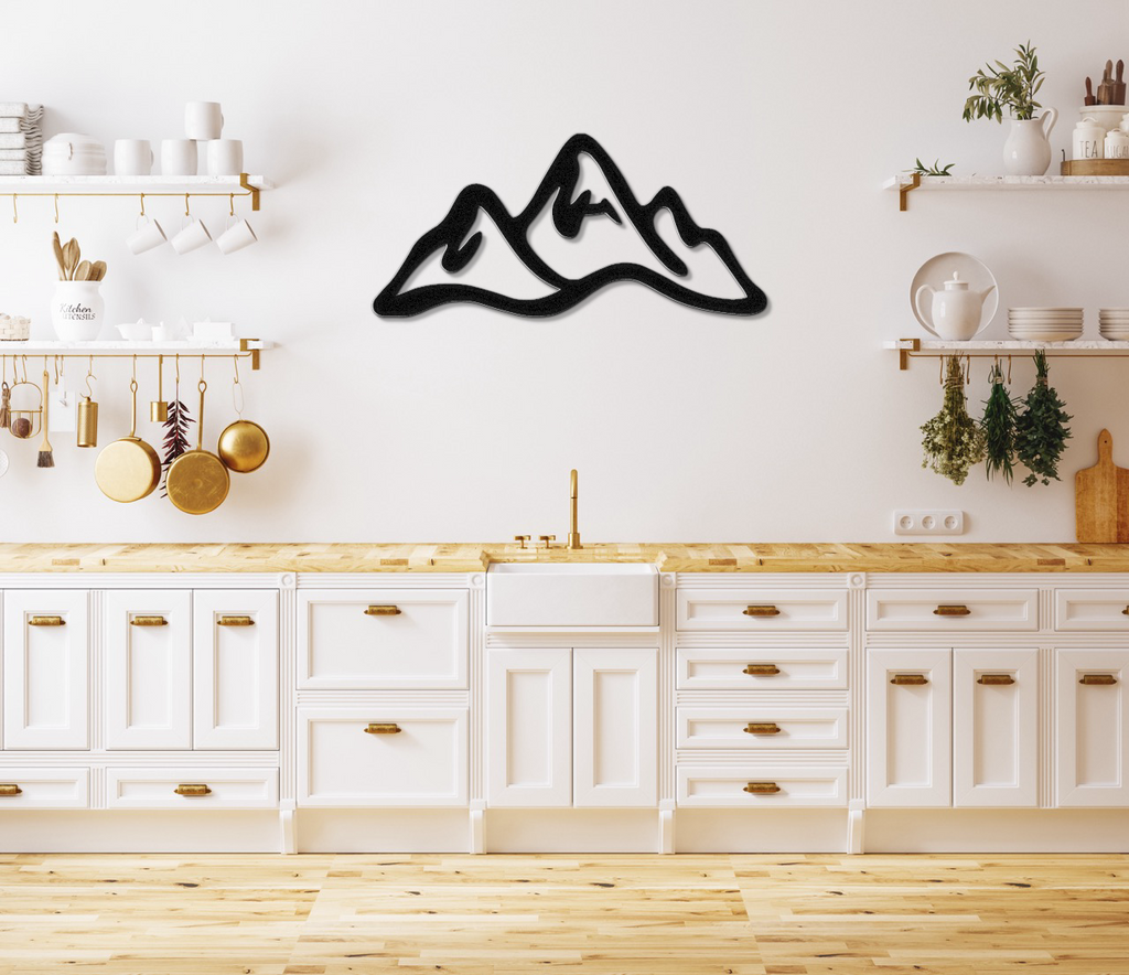Mountains Metal Wall Art