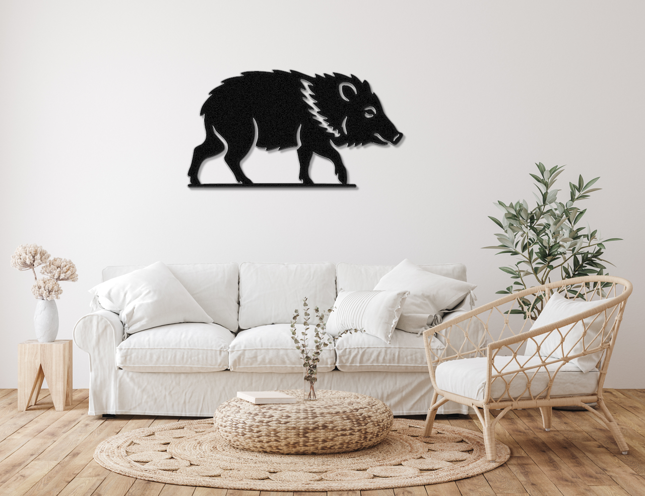 Javelina Metal Wall Art