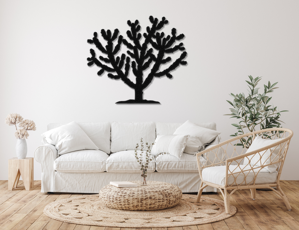 Cholla Cactus Metal Wall Art