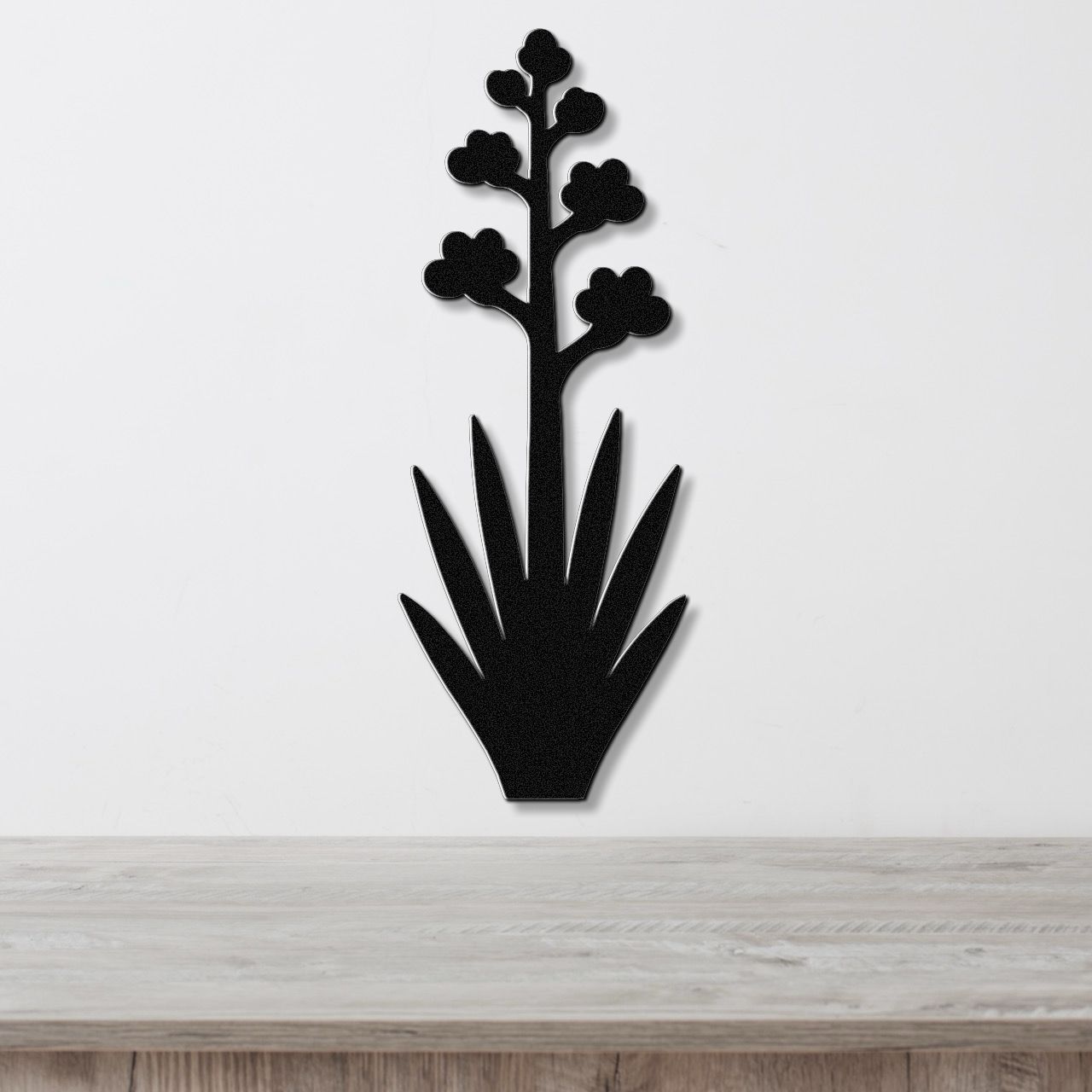 Blooming Agave Metal Wall Art