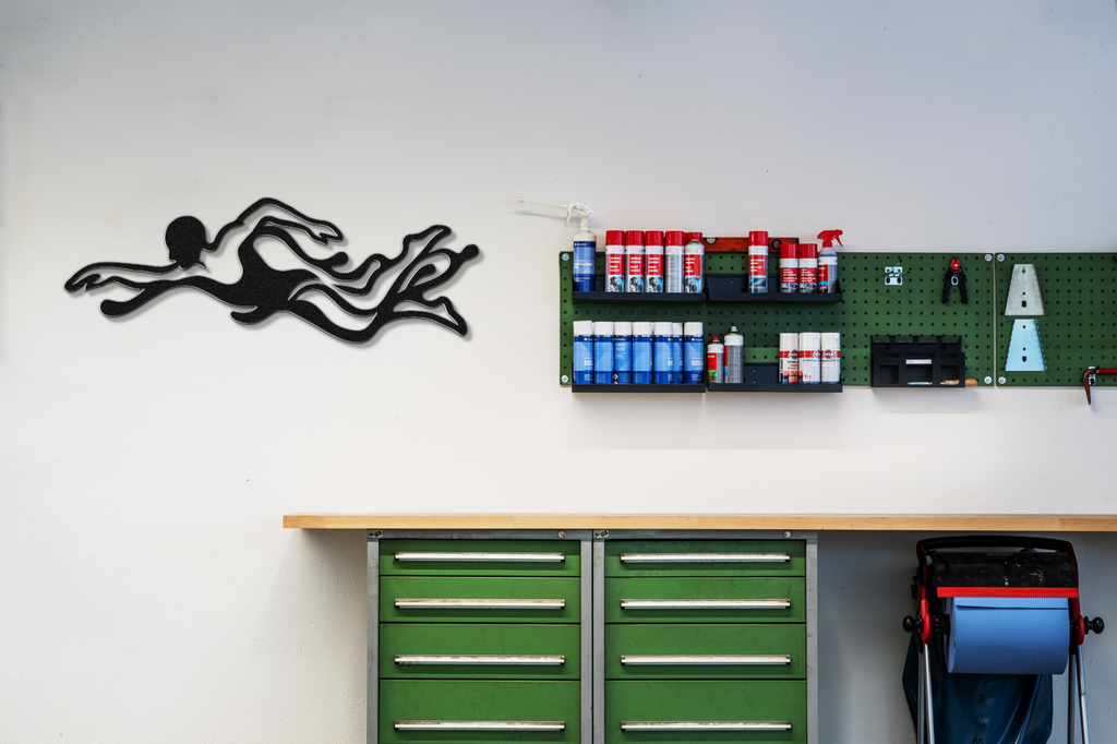Swimmer Metal Wall Art