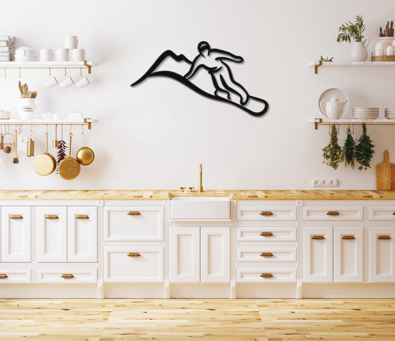 Snowboarding Metal Wall Art