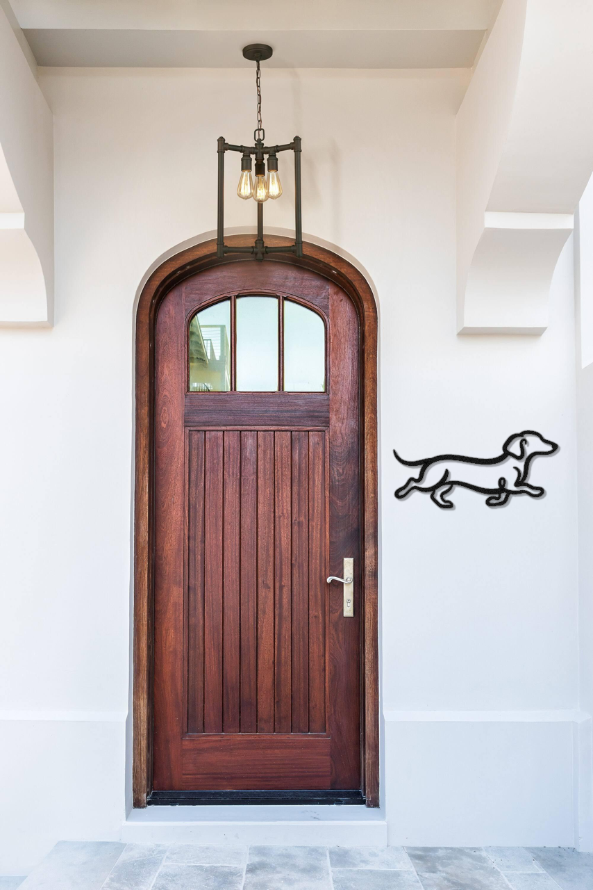 Dachshund Metal Wall Art