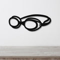 Swim Goggles Metal Wall Art