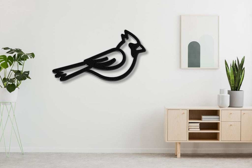 Cardinal Metal Wall Art
