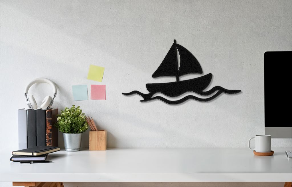 Sailboat Metal Wall Art