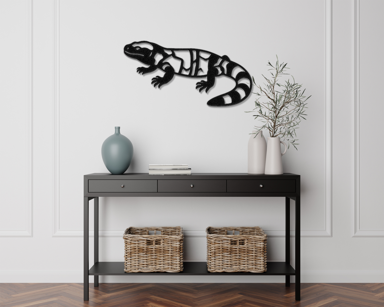Gila Monster Metal Wall Art
