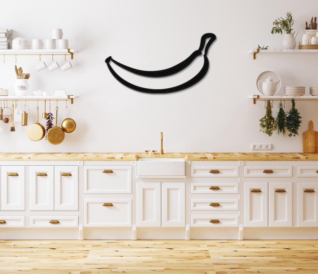 Banana Metal Wall Art