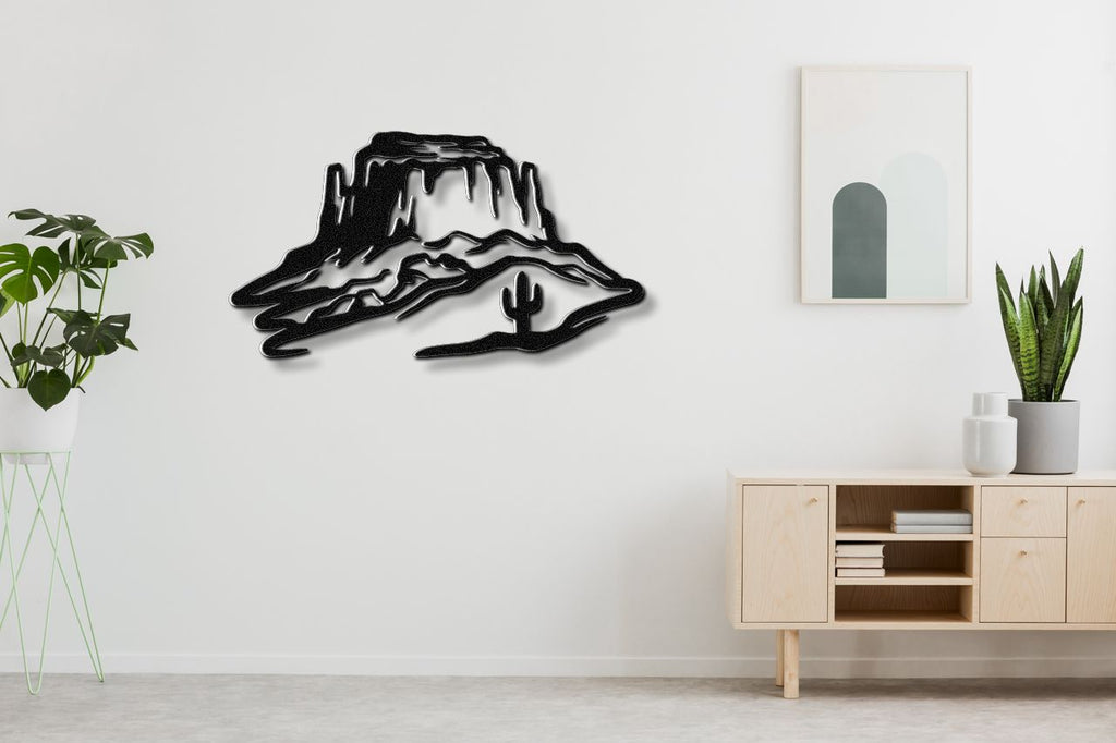 Desert Mesa Metal Wall Art