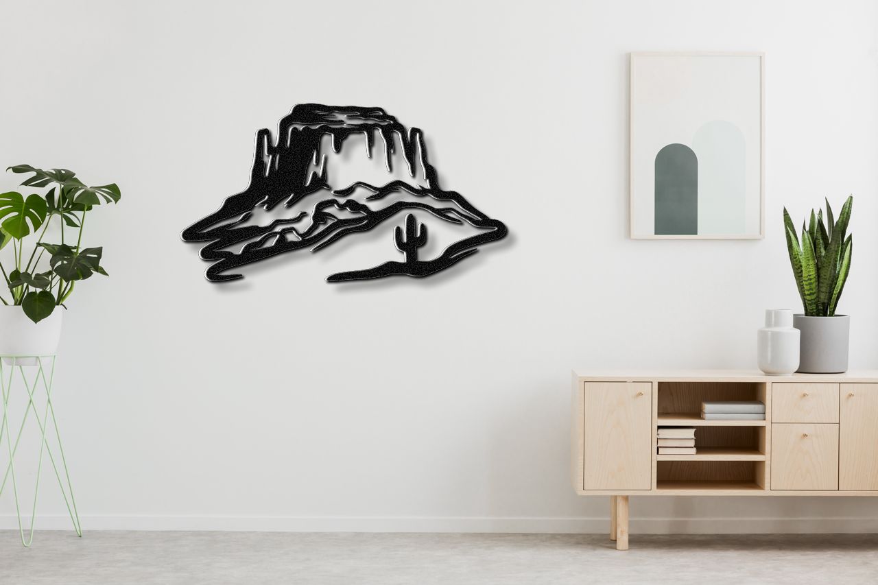 Desert Mesa Metal Wall Art