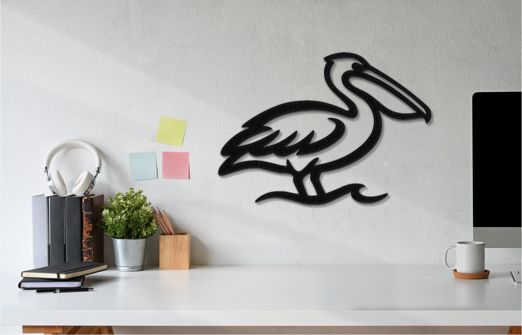 Pelican Metal Wall Art