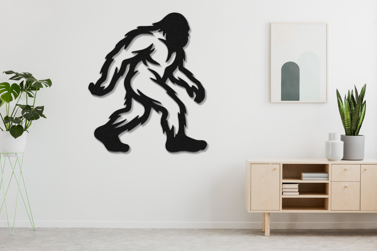 Bigfoot Metal Wall Art